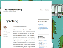 Tablet Screenshot of kocinskifamily.com